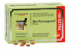 BIO-PYCNOGENOL 40 MG EXTRAPAKKAUS 90 + 30 TABL