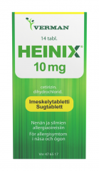 HEINIX 10 mg imeskelytabl 14 fol